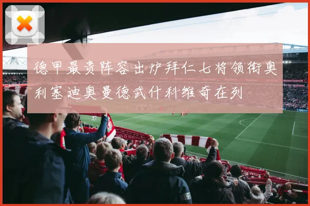 德甲最贵阵容出炉拜仁七将领衔奥利塞迪奥曼德武什科维奇在列